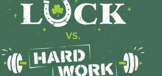 What is the difference between luck and hard work