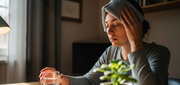 Hydration as a remedy for headache relief